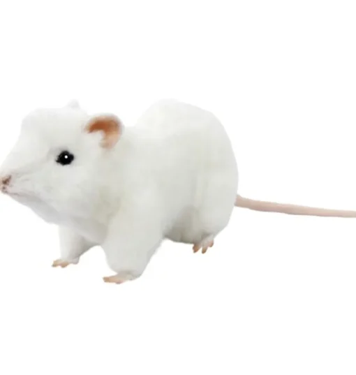 Hansa Creation witte rat 19 cm
