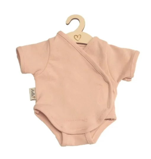 Hollie poppenromper dusty rose voor de Gordi poppen