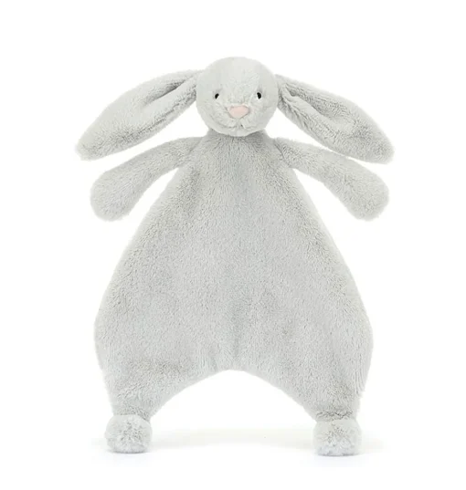 Jellycat Bashful Silver Bunny comforter / knuffeldoekje