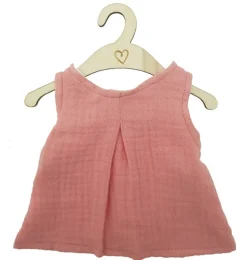 Jurk voor Gordi poppen van Hollie / kleur oud roze
