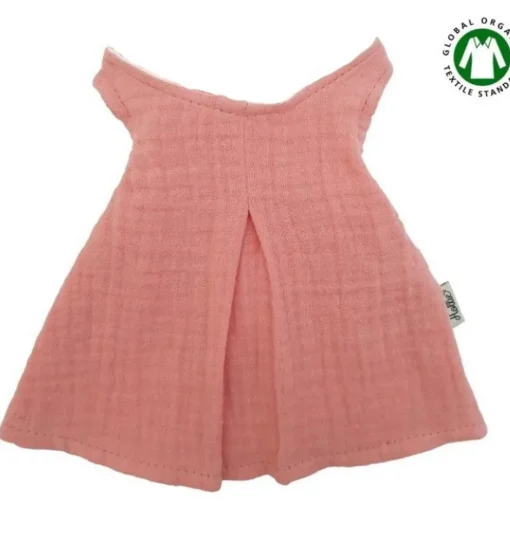 Jurk voor Gordi poppen van Hollie / kleur oud roze