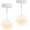 Lundby Chinese hanglampen voor het poppenhuis set van twee met ledverlichting