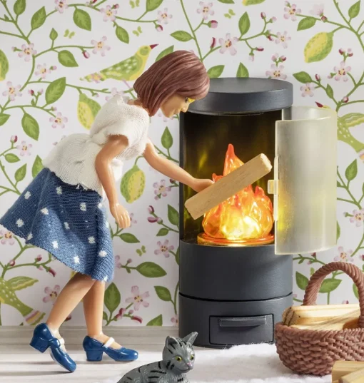 Lundby houtkachel voor poppenhuis