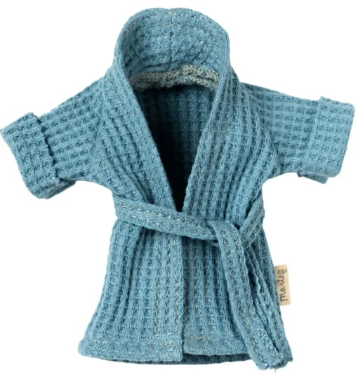 Maileg badjas vader muis Dusty Blue