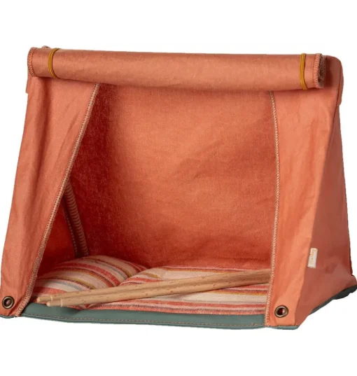 Maileg Happy camper tent voor de muisjes / oranje / 2025 collectie