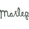 Maileg houten logo Dusty green