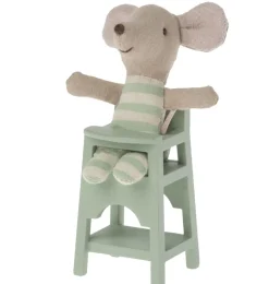 Maileg kinderstoel voor de muizenbaby's / mintgroen