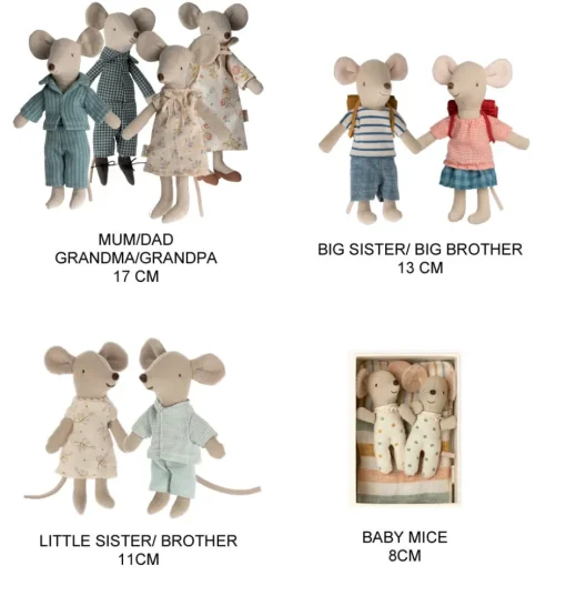 Maileg pyjama voor Little Brother muis