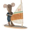 Maileg surfer little brother muis