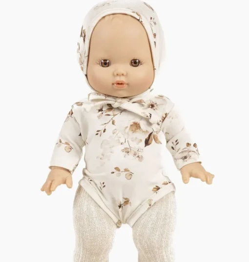 Minikane / romper voor de Gordi poppen / design: Fleurs d'autumne