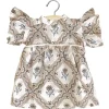 Minikane Amigas poppen / robe Daisy en coton Alma