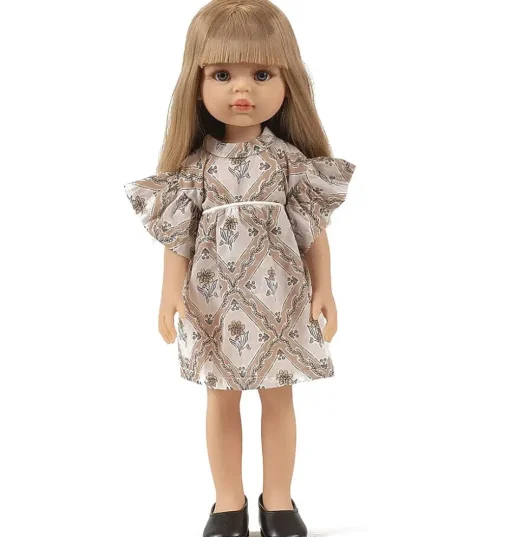 Minikane Amigas poppen / robe Daisy en coton Alma