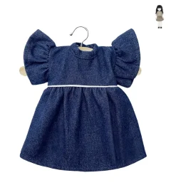 Minikane Amigas poppen robe Daisy en jean / denim