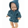 Minikane badjas blauw voor Gordi poppen