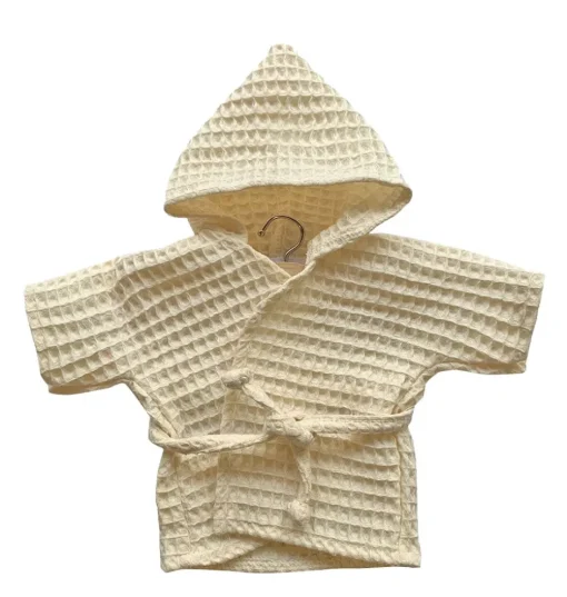 Minikane badjas voor de Collection Babies - u00e9cru