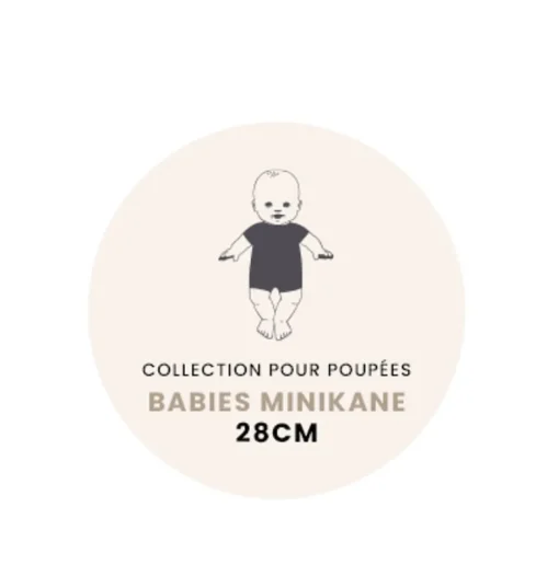 Minikane badjas voor de Collection Babies - u00e9cru