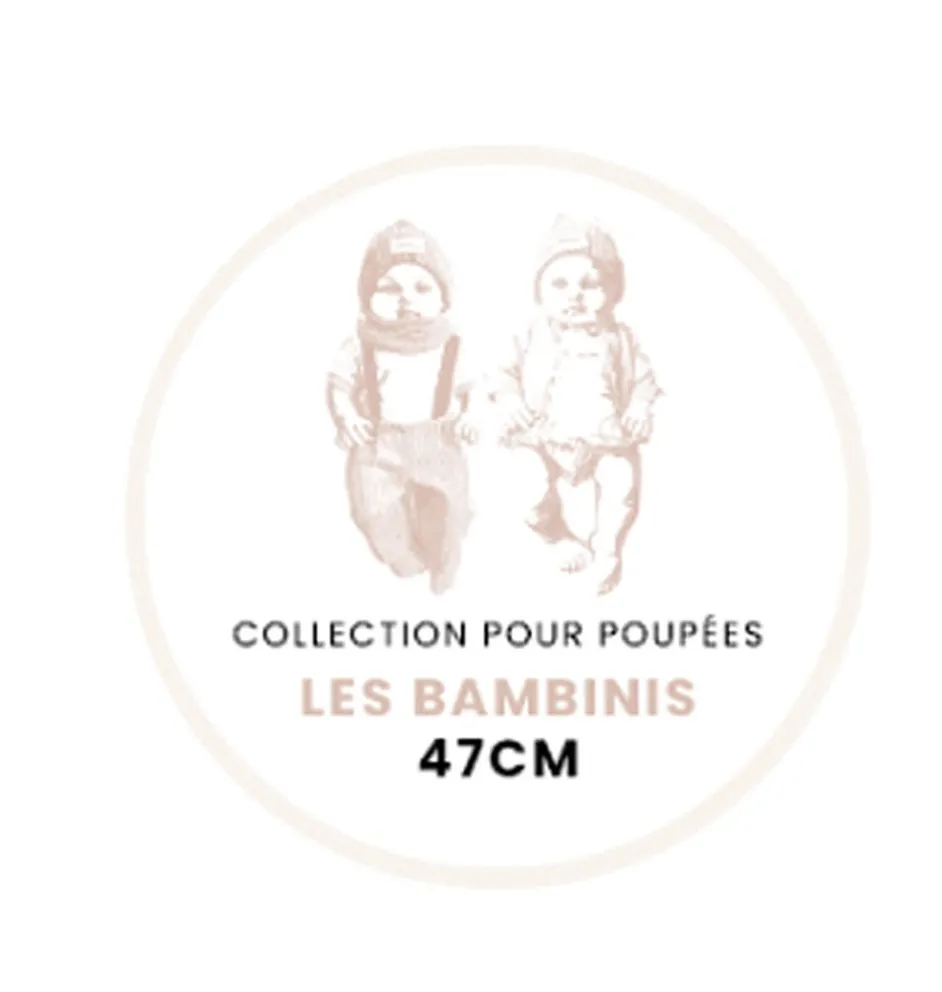 Minikane collection bambinis / pilotenpak met capuchon / kleur ecru