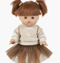 Minikane Gordi pop Raphau00eblle met bruine slaapogen b keuze