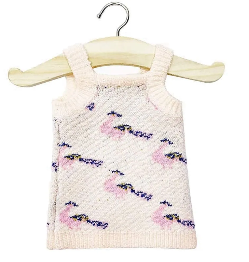 Minikane Gordi poppen gebreide jurk Gisu00e8le