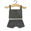 Minikane ondergoedset voor Gordi poppen / anthracite
