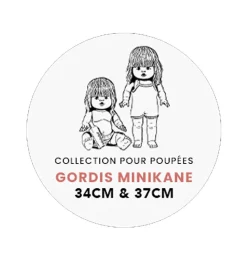Minikane ondergoedsetje voor Gordi poppen / luipaardprint
