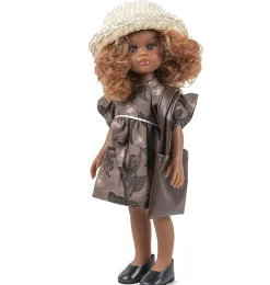 Minikane Paola Reina Amigas pop Melissa met Amigas zwarte schoenen
