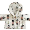 Minikane regenjas voor Gordi poppen / print Jade