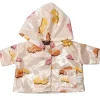 Minikane regenjas voor Gordi poppen design Happy Clouds