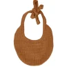 Minikane slabbetje / cognac voor Gordi en de Minikane babypoppen