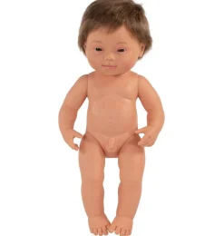 Miniland pop jongen met Down Syndrome 38 cm