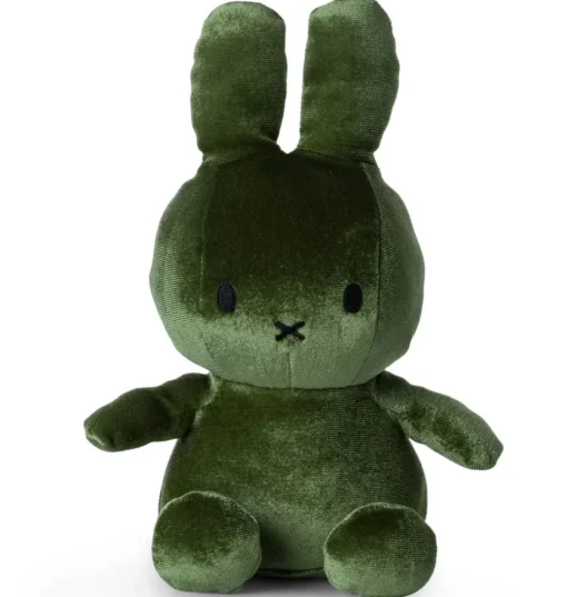 Nijntje groen velvetine stof