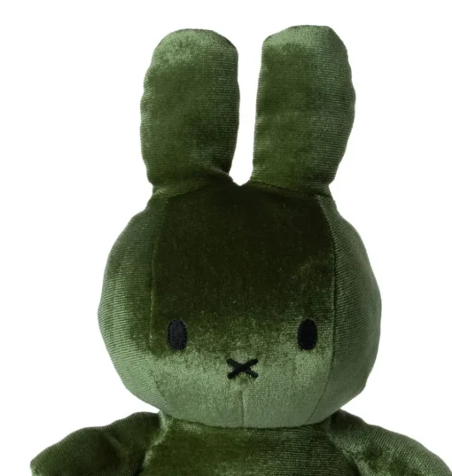 Nijntje groen velvetine stof