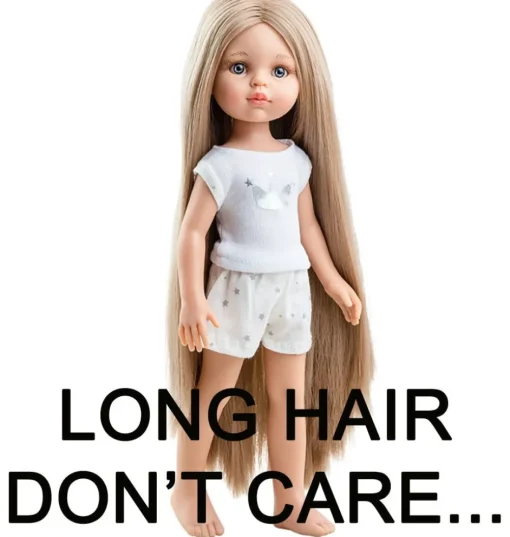 Paola Reina Amigas pop Carla met superlang haar