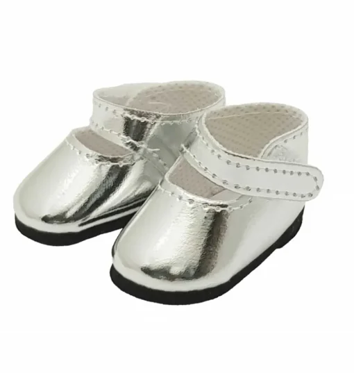 Paola Reina schoenen voor Amigas poppen / zilver