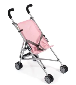 Poppenwagen buggy roze