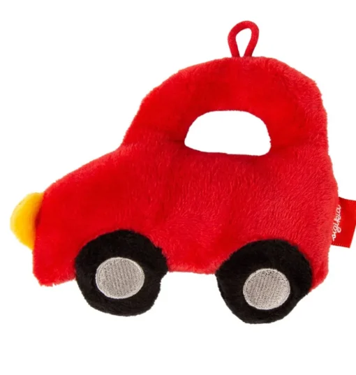 Sigikid babyspeeltje en rammelaar rode auto